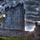 Sunset at Ross Castle , County Kerry , Ireland