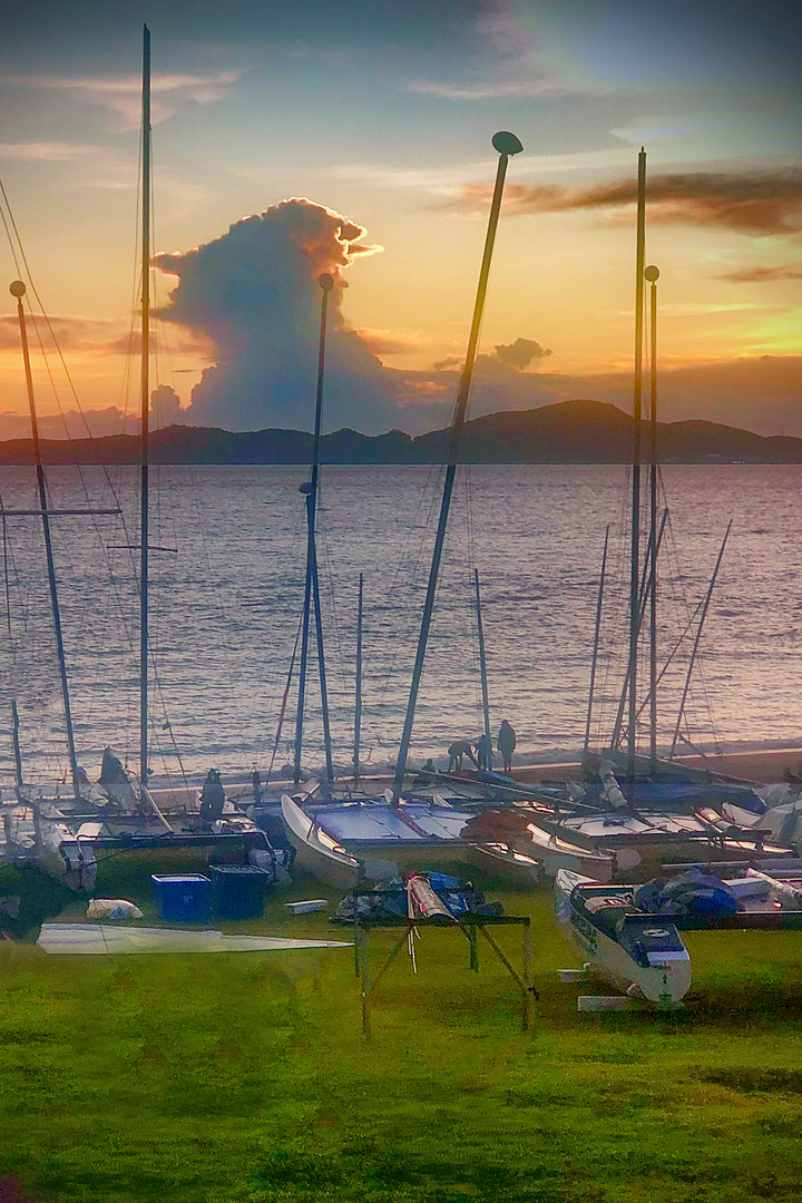 Sunset at Royal Varuna Yacht Club