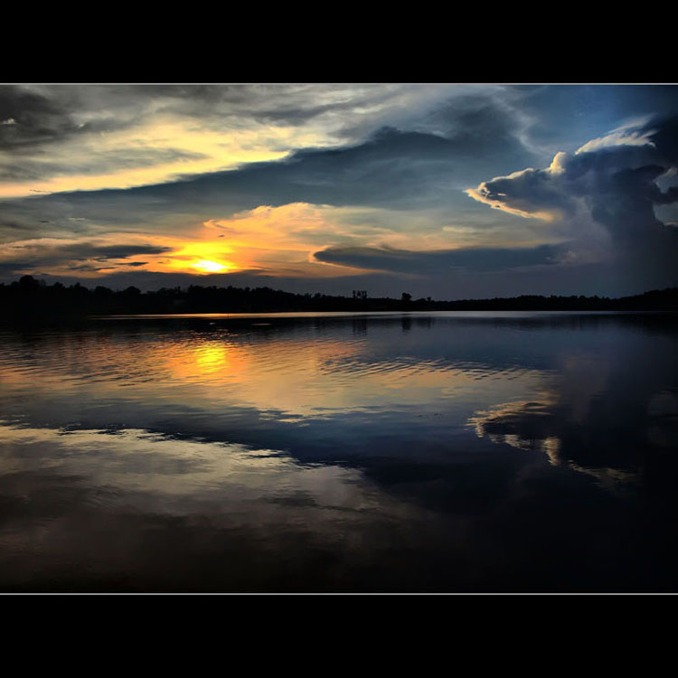 Sunset at Rumbai Lake