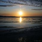 Sunset at Saint-Michel-en-Greve, Brittany France