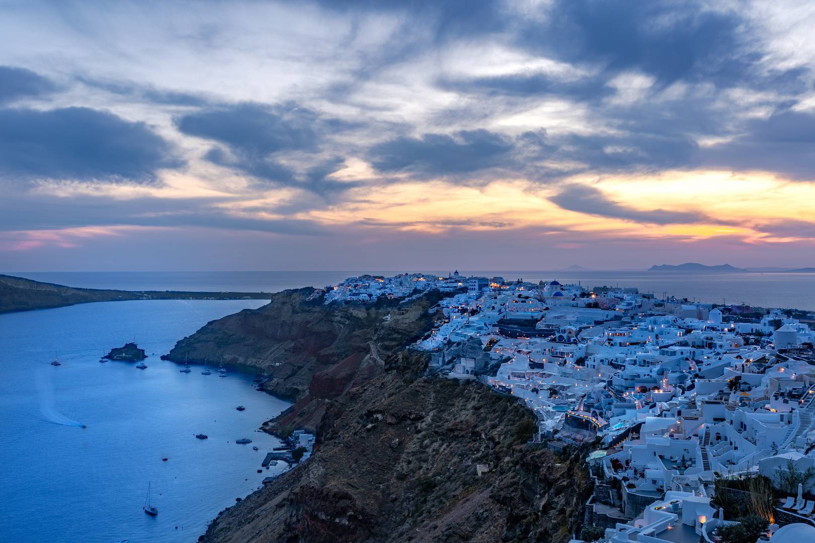 Sunset at Santorini