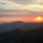 sunset at Sequoia park