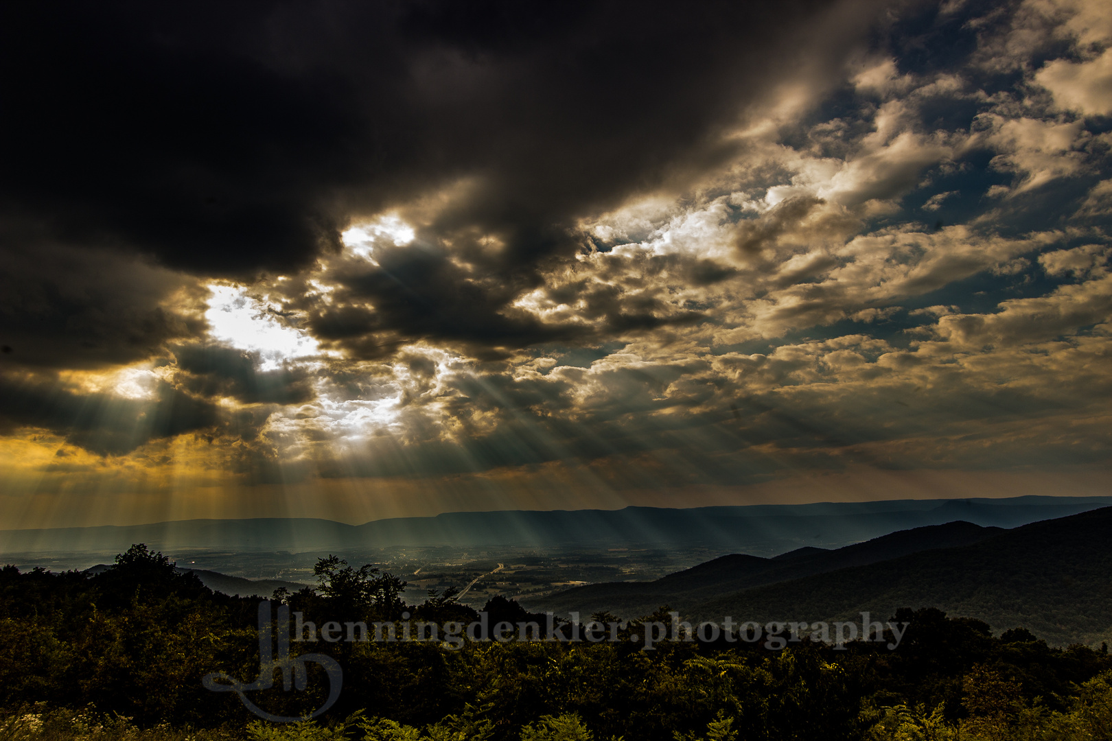 Sunset at Shenadoah NP