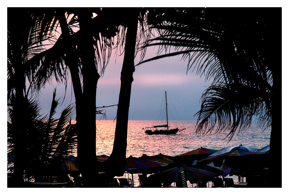 Sunset at Surin Beach