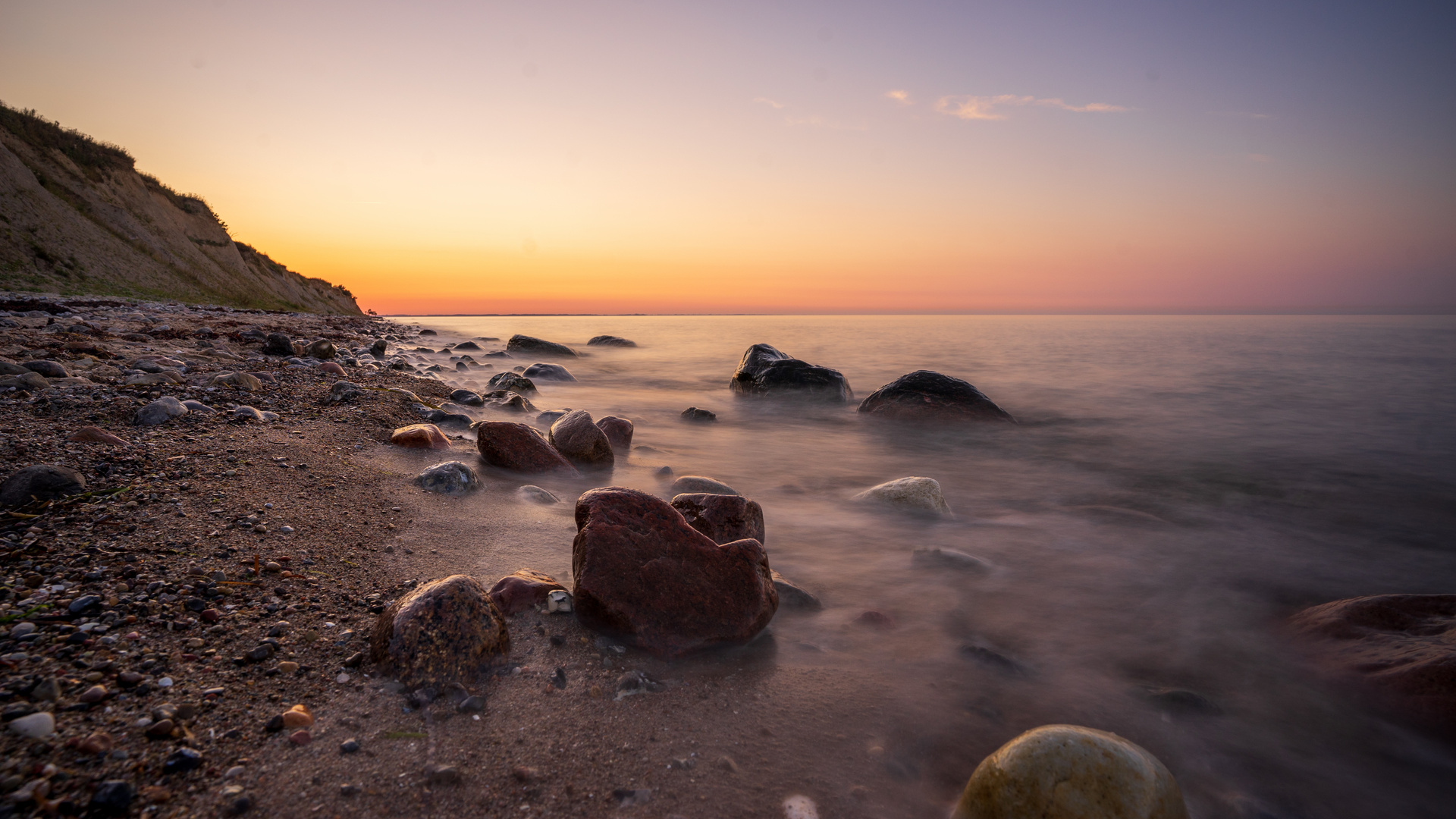 Sunset at the beach 