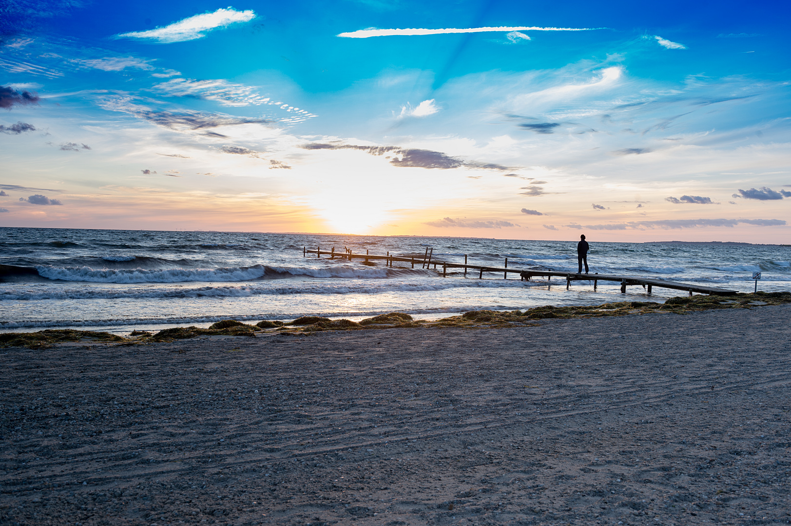 Sunset at the beach