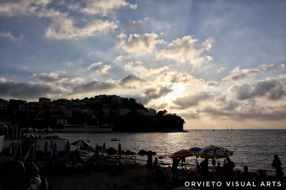 Sunset at the Beach, Agropoli, Italy