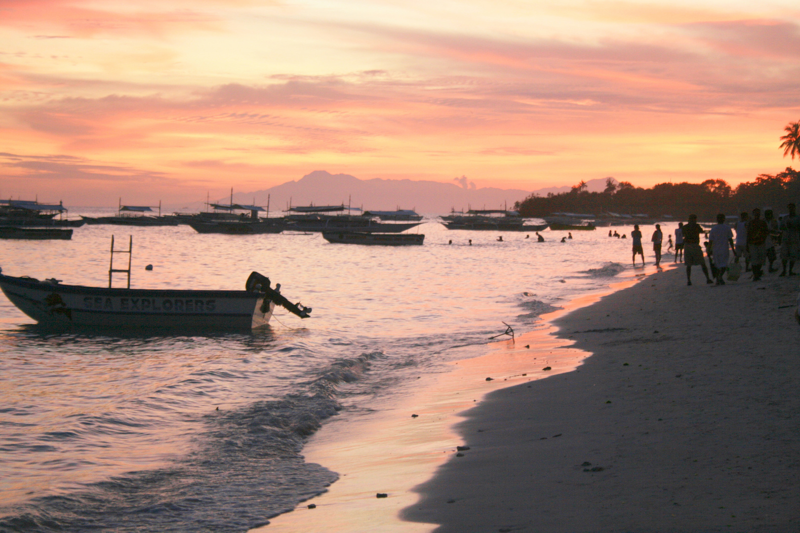 Sunset at the beach