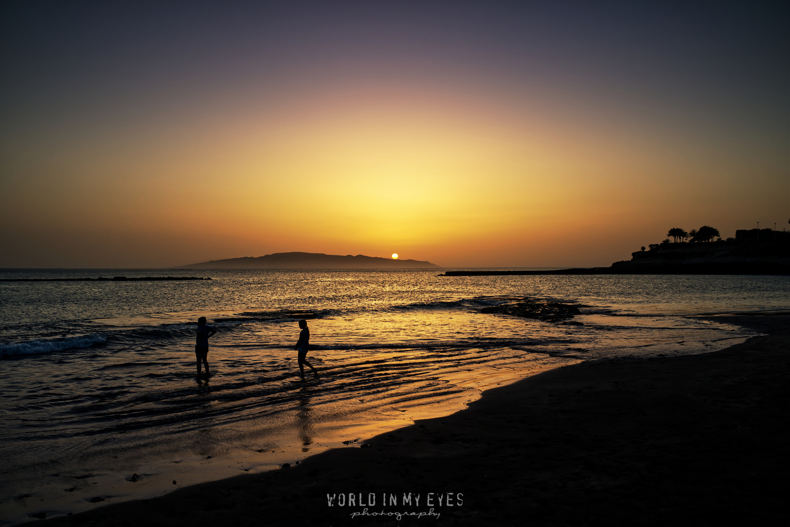 Sunset at the beach