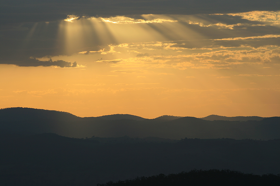 Sunset at the Blue Mountains I