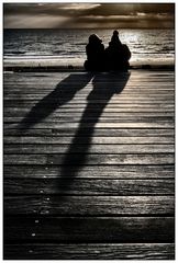 Sunset at the Dutch Northsea Coast