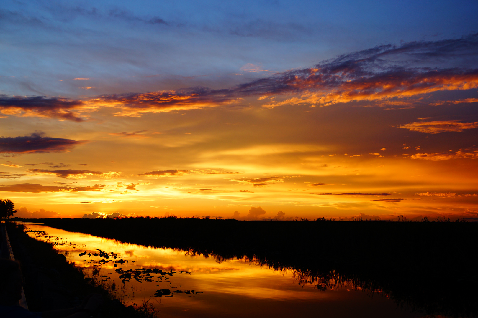 Sunset at the Everglades, Florida