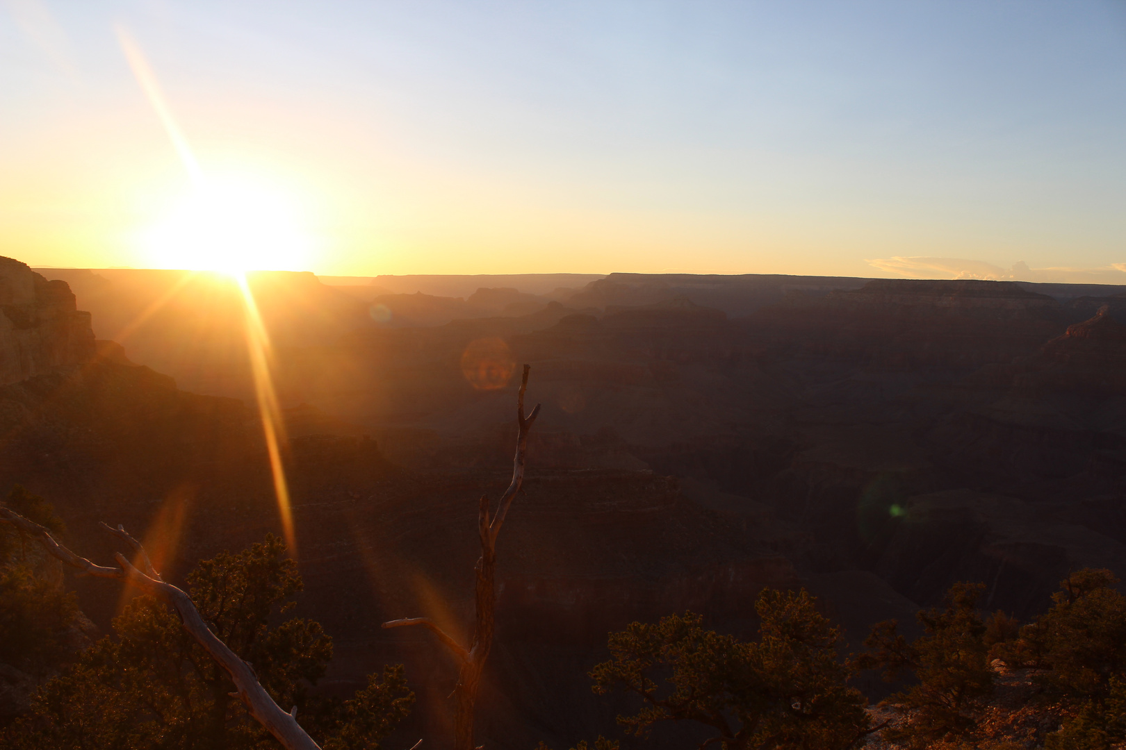 Sunset at the Grand Canyon