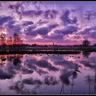 sunset at the lake