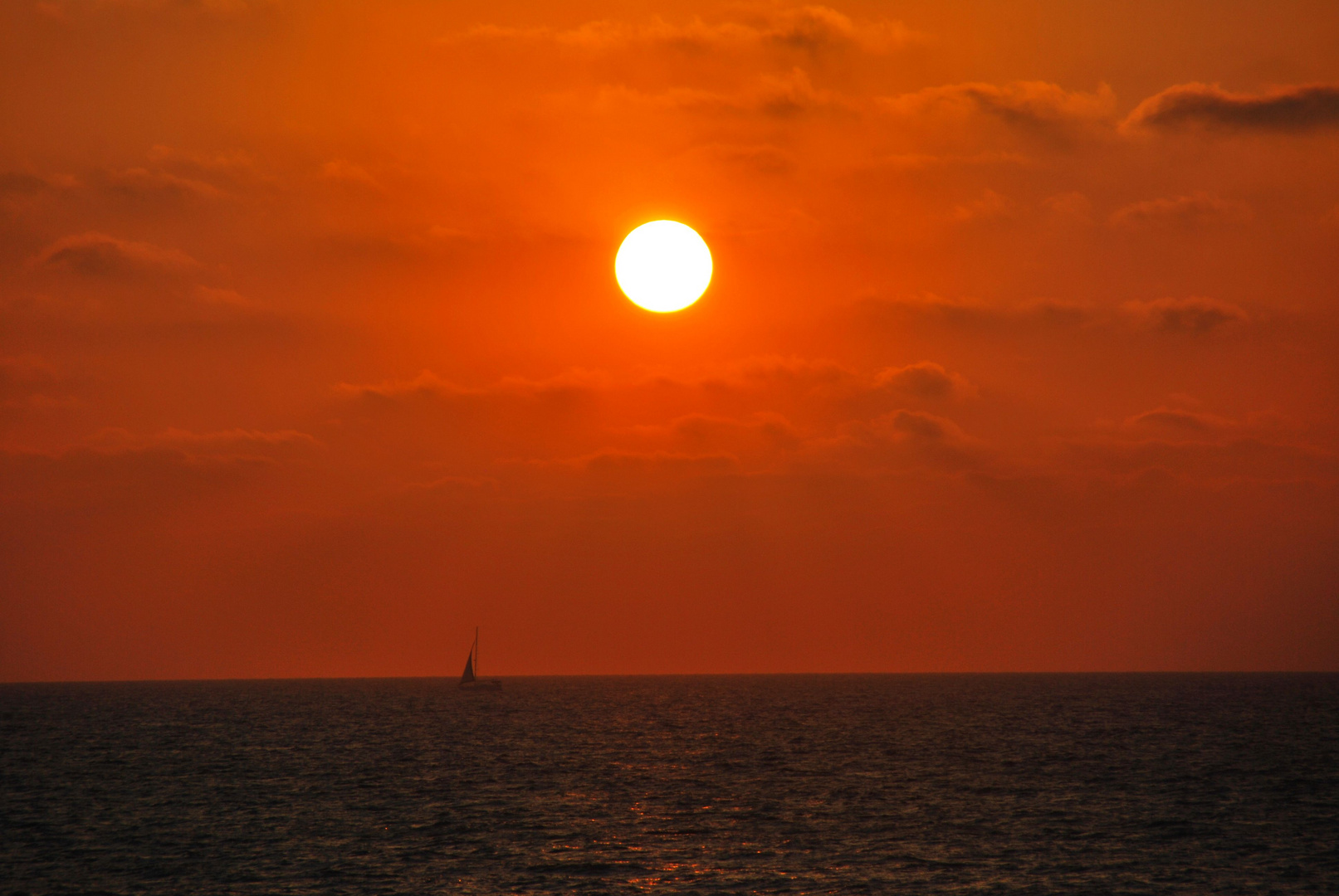 Sunset at the Mediterranean Sea, Israel