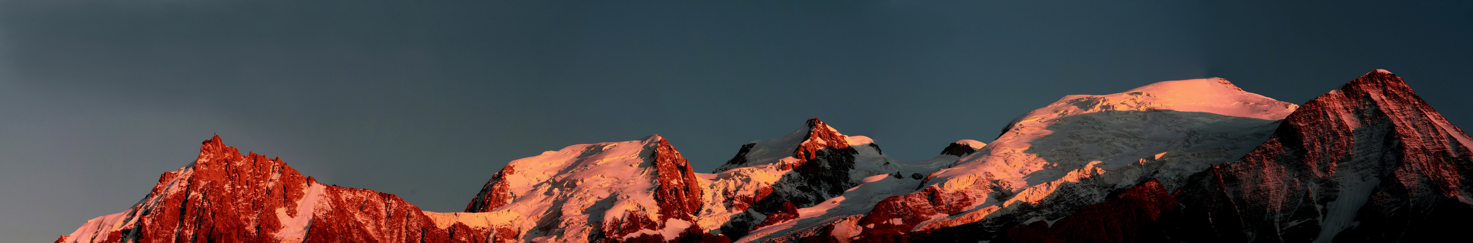 Sunset at the Mont Blanc
