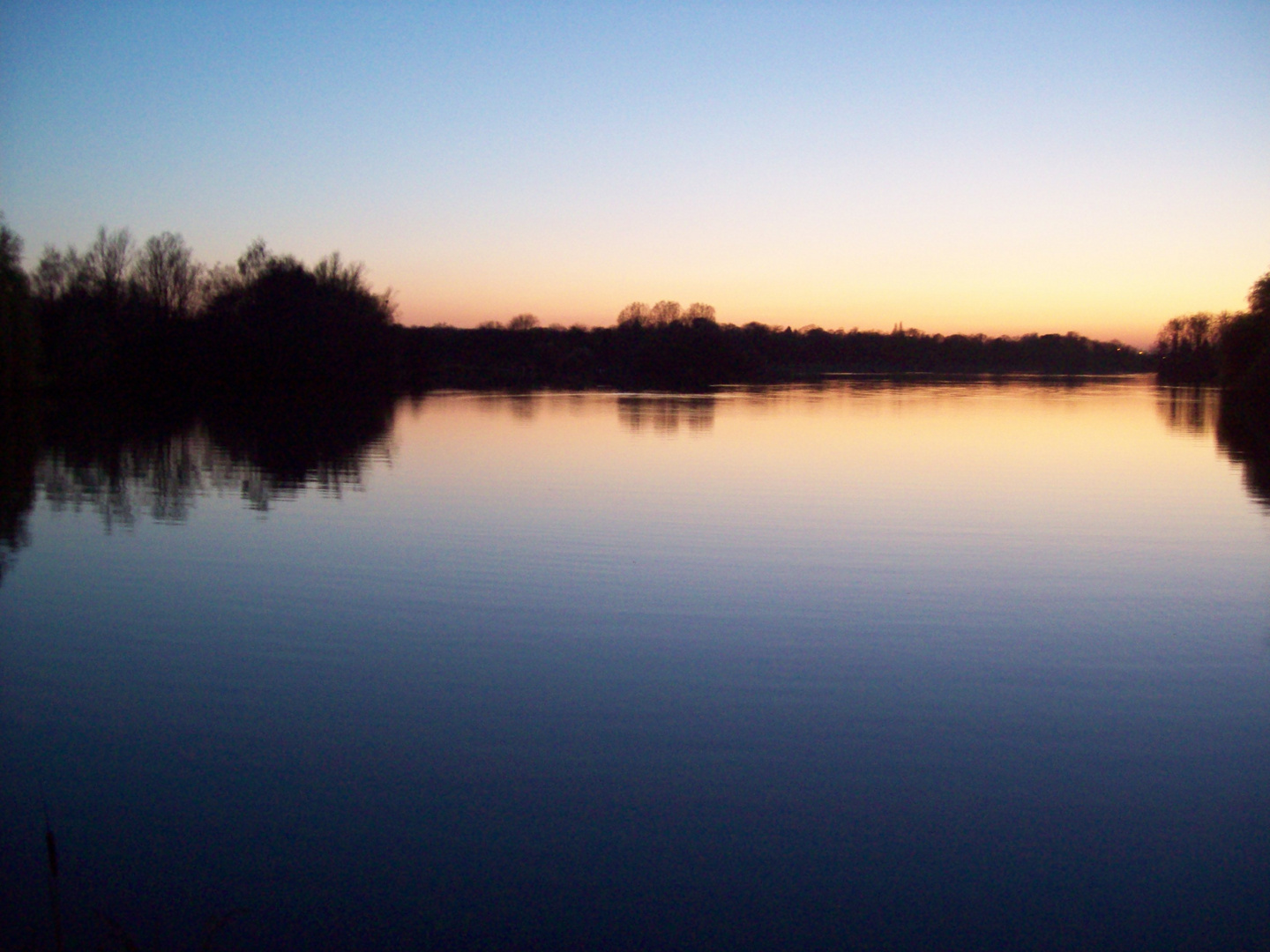 Sunset at the pit