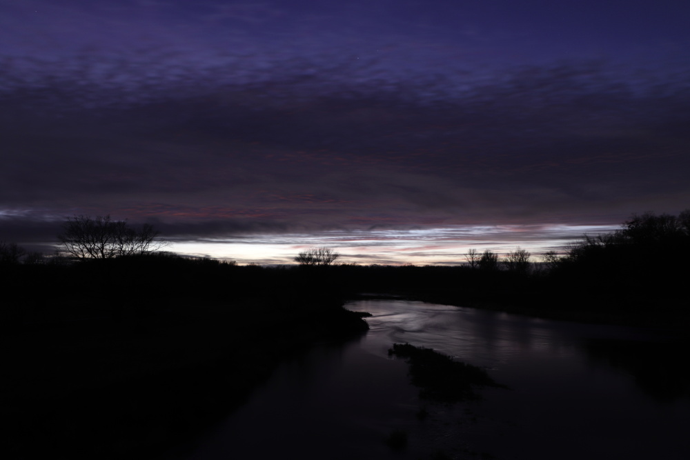 Sunset at the river Mulde - image 5