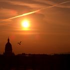 Sunset at the River Rhine- view from Mainz Kastel