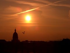 Sunset at the River Rhine- view from Mainz Kastel