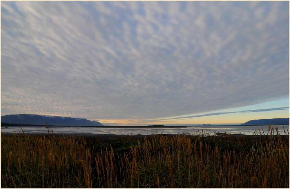 Sunset at the Skagafjördur I