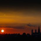 Sunset at the Steinfeld Abbey