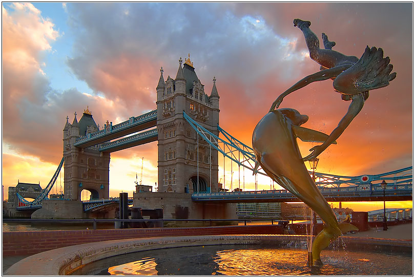 Sunset at the Tower-Bridge