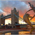 Sunset at the Tower-Bridge