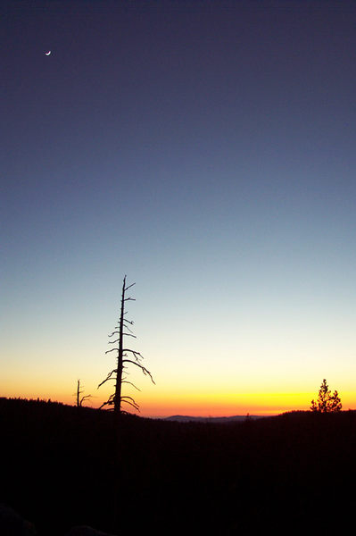 Sunset at Tioga Pass