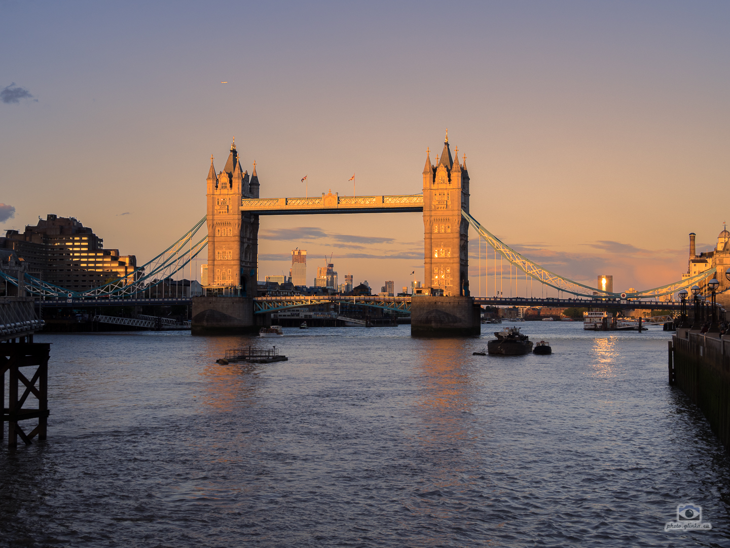 Sunset at Tower Bridge