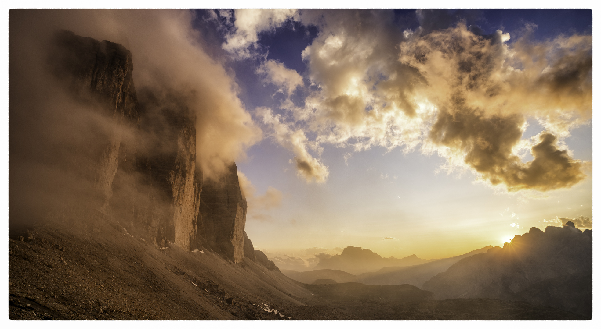 Sunset at Tre Cime