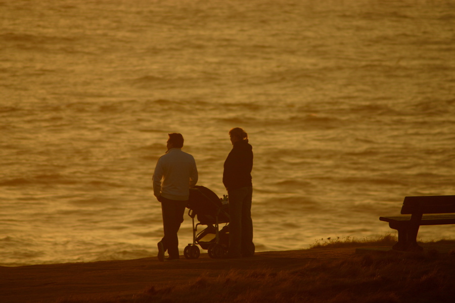 Sunset at Treyarnon Bay