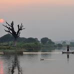 Sunset at U Bein Bridge 01