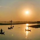 Sunset at U Bein bridge