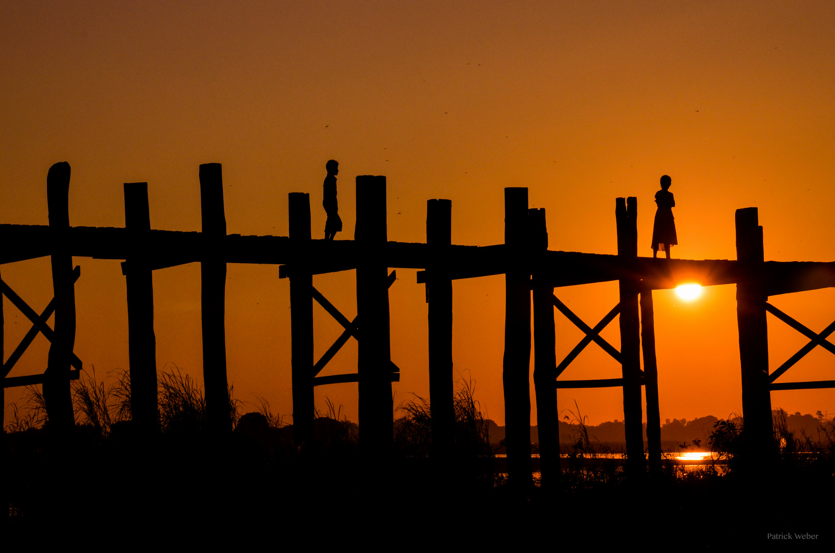 Sunset at U-Bein-Bridge