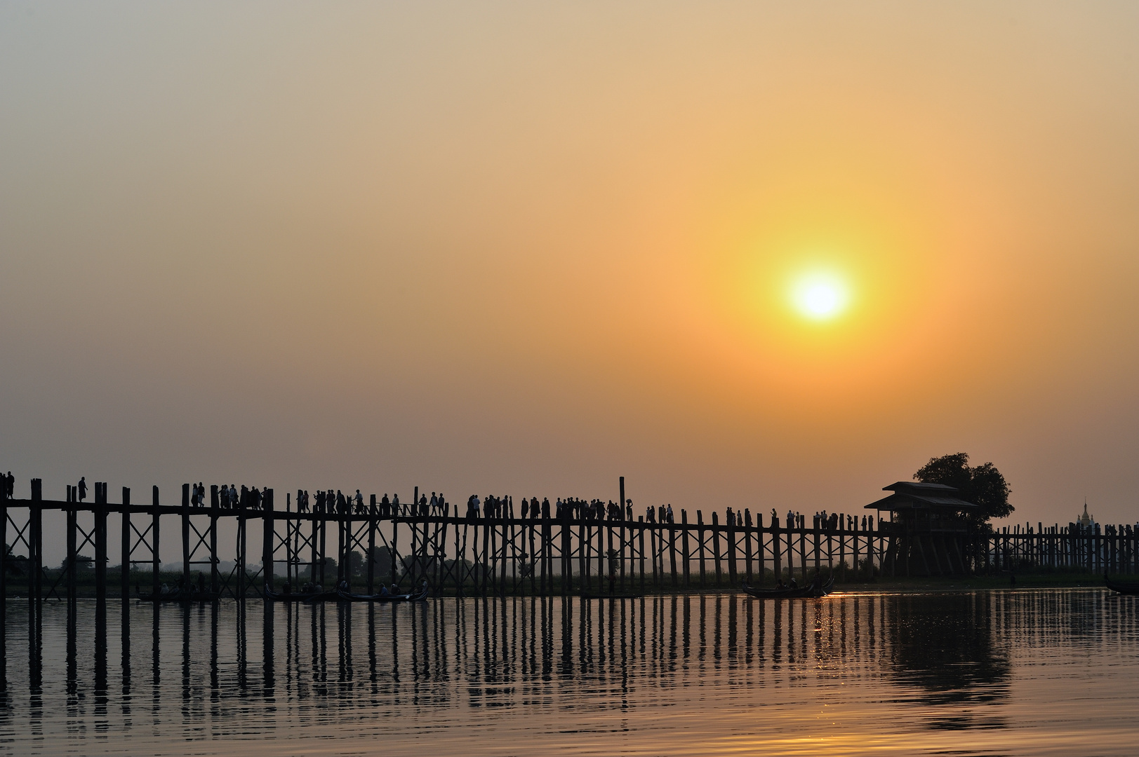 Sunset at U Bein Bridge