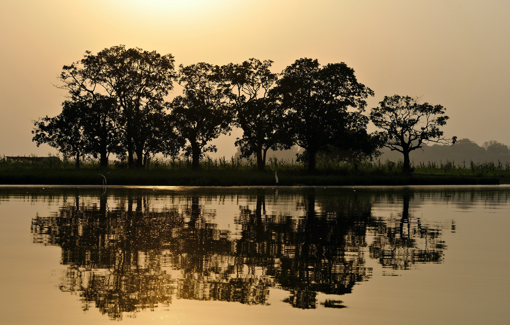 sunset at U Bein Bridge 