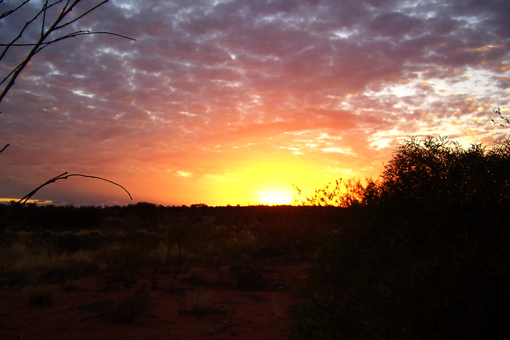 Sunset at Uluru