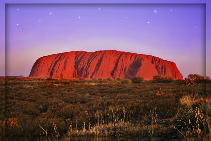 Sunset at Uluru