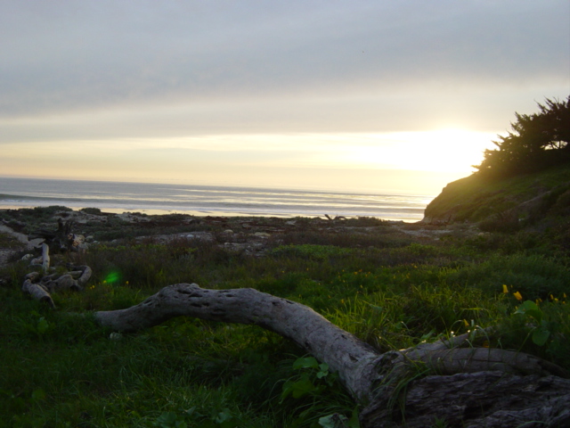 sunset at USCB Santa Barbara