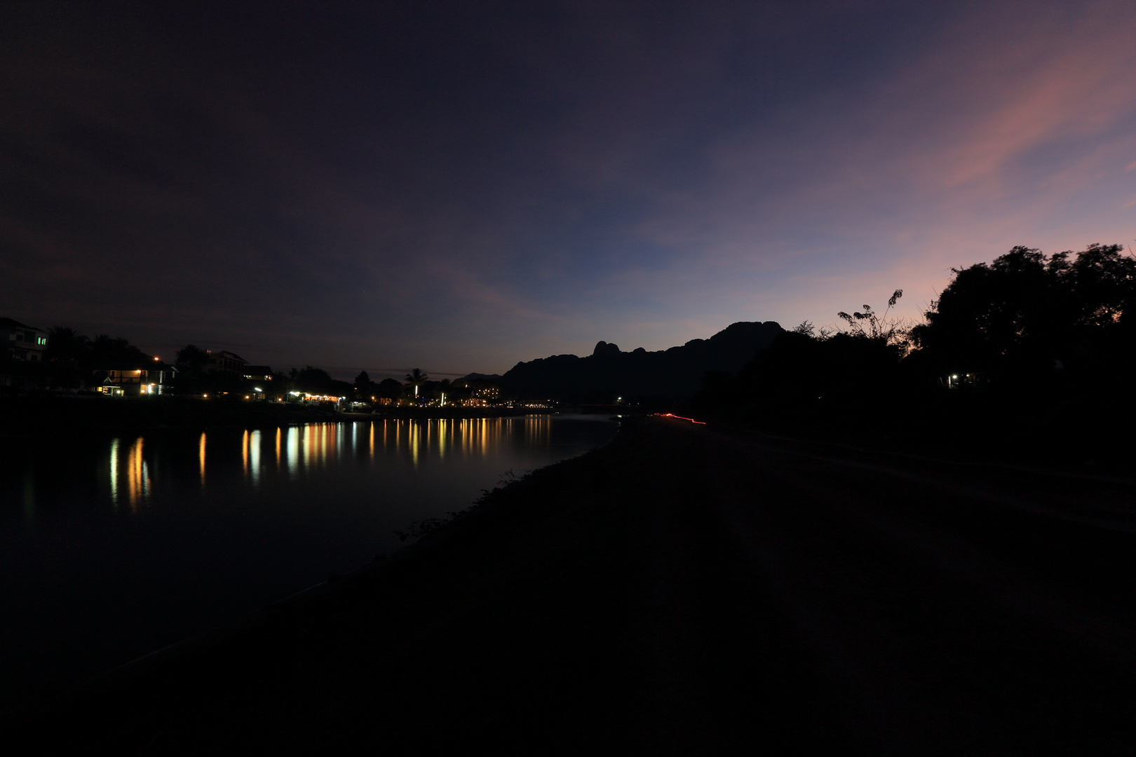 Sunset at Vangvieng