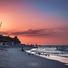 Sunset at varadero beach