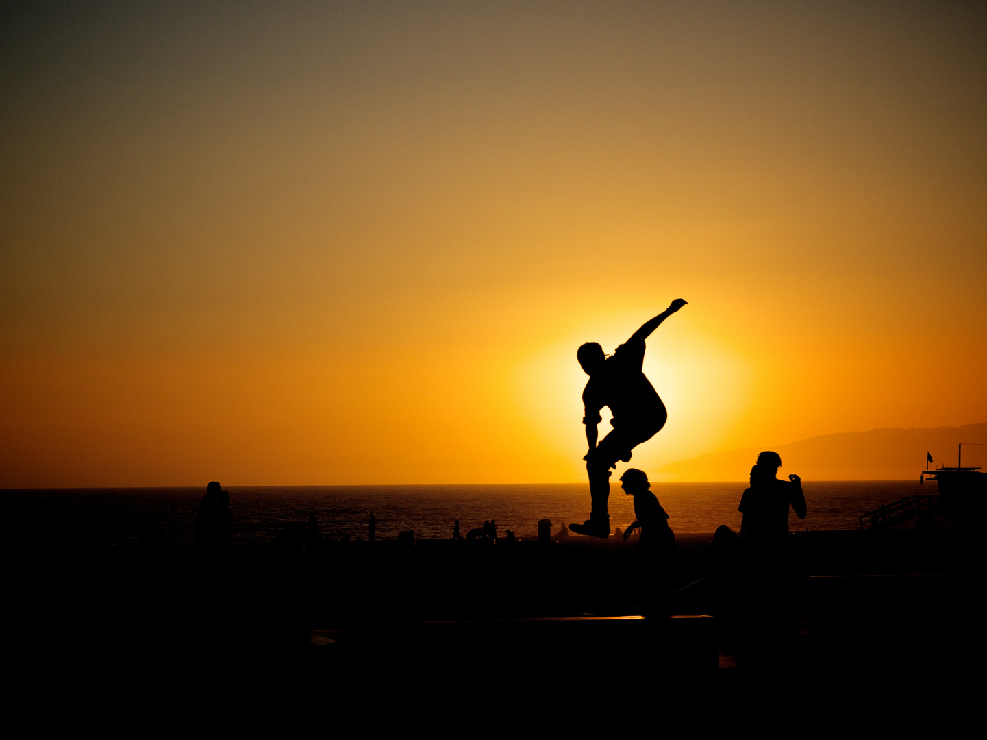 Sunset at Venice Beach