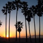 sunset at venice beach