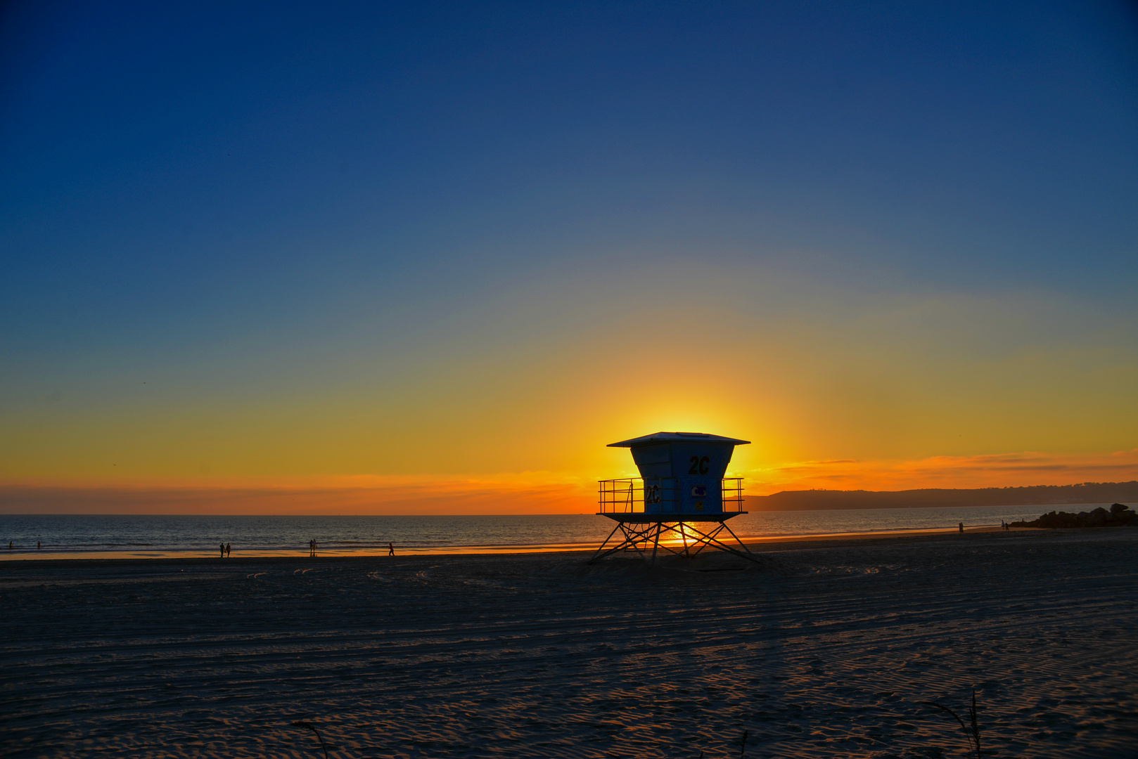 Sunset at Venice Beach LA_