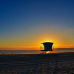 Sunset at Venice Beach LA_