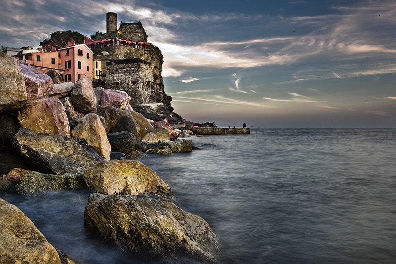 Sunset at Vernazza - Liguria (Italy)