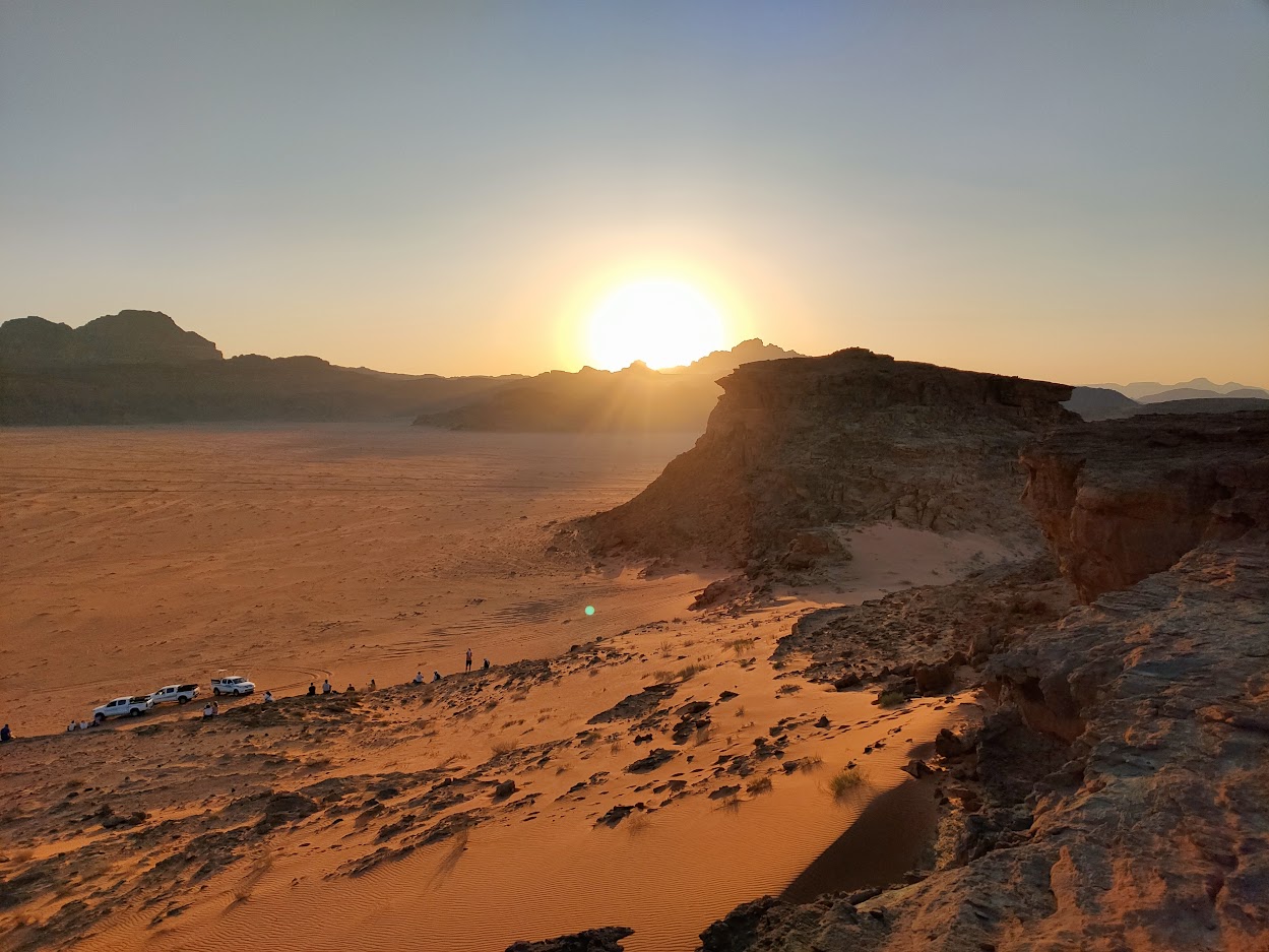 Sunset at Wadi Rum 