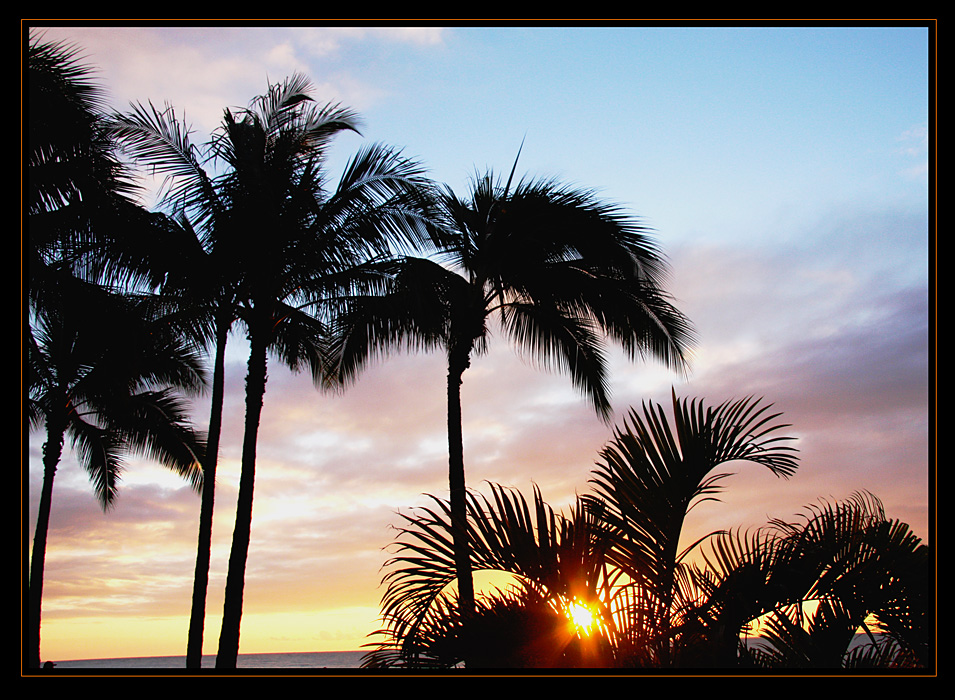 Sunset at Waikiki Beach