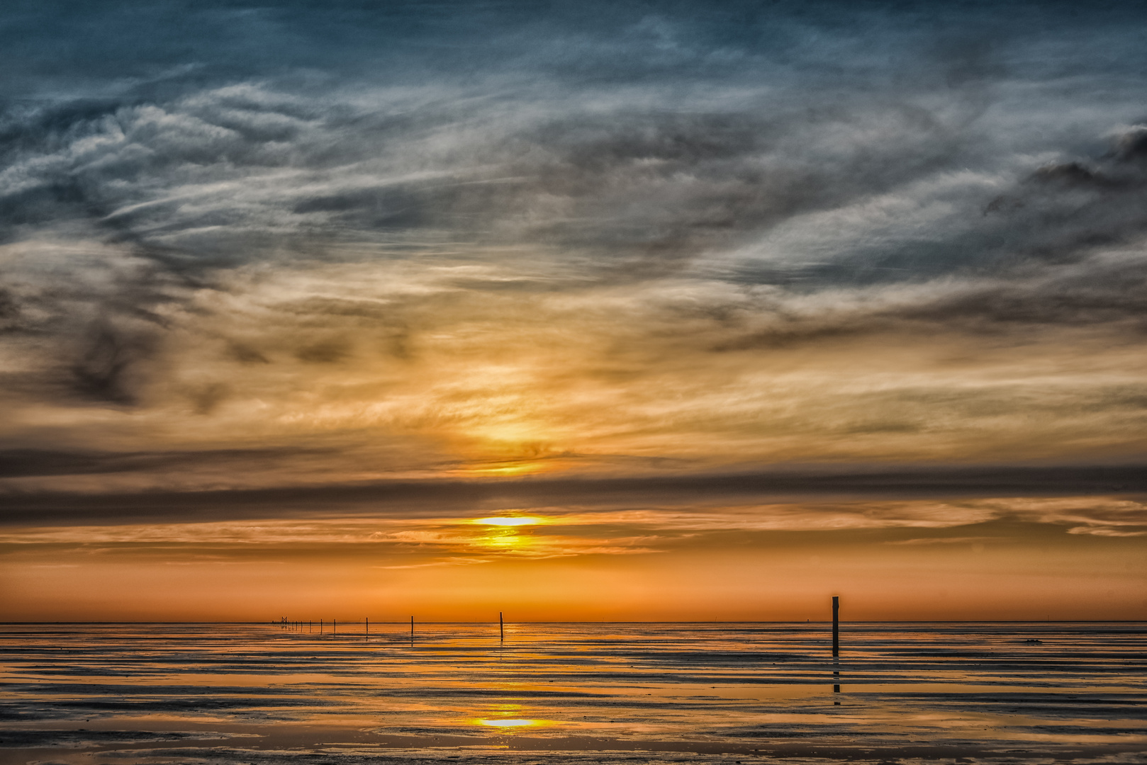 Sunset at Westerhever